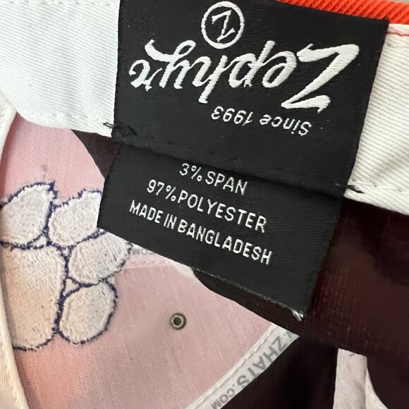 ZEPHYR CLEMSON‎ TIGERS ADJUSTABLE Orange The Z Aperture HyperHat /Cap - Picture 7 of 7